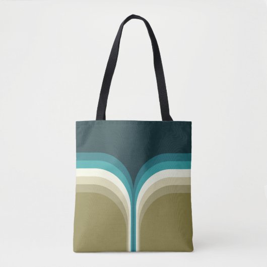 Doppelbogendekoration im Retrostil Tasche (Vorderseite)