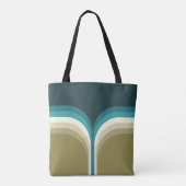 Doppelbogendekoration im Retrostil Tasche (Rückseite)