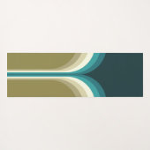 Doppelbogendekoration im Retrostil Yogamatte (Rückseite (Horizontal))