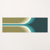 Doppelbogendekoration im Retrostil Yogamatte (Vorderseite (Horizontal))