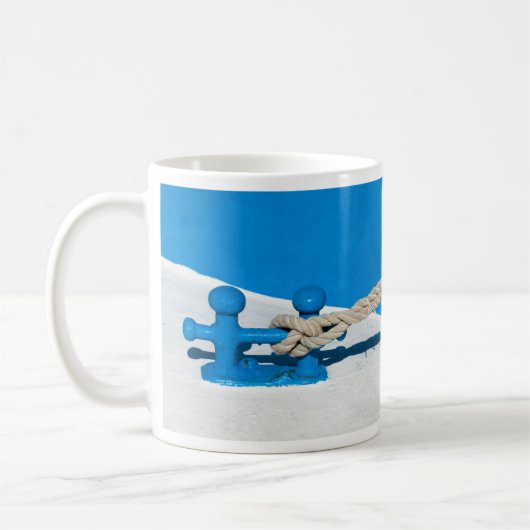 Doppelbollard mit Seil Kaffeetasse (Links)