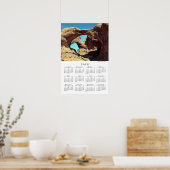 Doppelböschenlandschaft 2025 Kalender Poster (Küche)