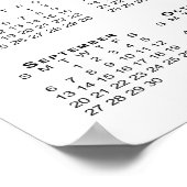 Doppelböschenlandschaft 2026 Kalender Poster (Ecke)