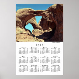 Doppelböschenlandschaft 2026 Kalender Poster