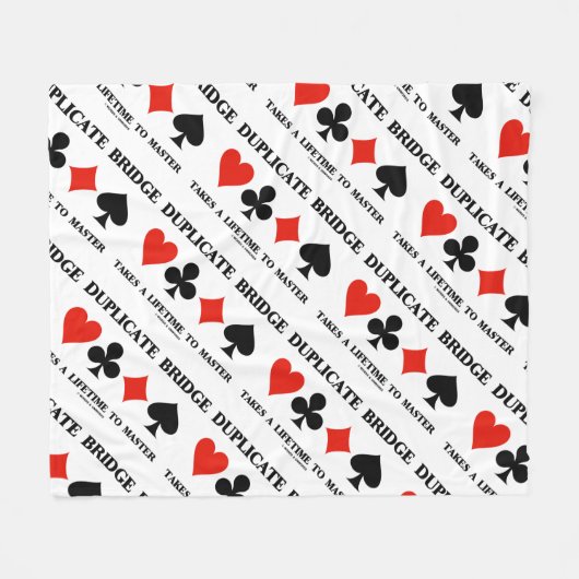 Doppelbrücke führt ein Leben zum Meister Fleecedecke (Vorderseite (Horizontal))