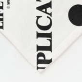 Doppelbrücke führt ein Leben zum Meister Fleecedecke (Ecke)