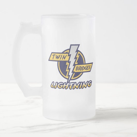 Doppelbrücken-Glas-Tasse Mattglas Bierglas (Links)