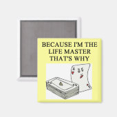 Doppelbrücken-Witz Magnet (Vorderseite/Rückseite)