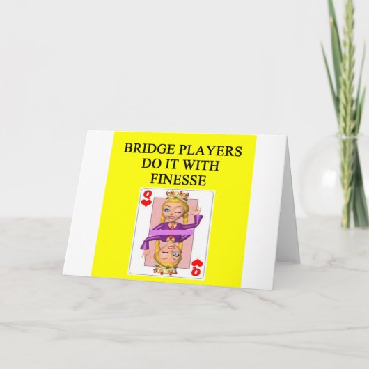Doppelbrückenspieler Karte (Vorderseite)