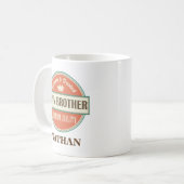 Doppelbruder-personalisiertes Büro-Tassen-Geschenk Kaffeetasse (Vorderseite Links)