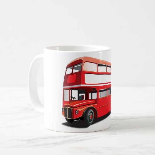 Doppelbus Decker Kaffeetasse (Vorderseite Links)