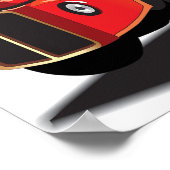 Doppelbus Decker Poster (Ecke)