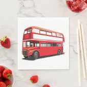 Doppelbus Decker Serviette (Beispiel)