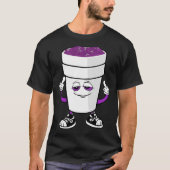 Doppelcup Styropor Lean Codein Lila trank Siz T-Shirt (Vorderseite)