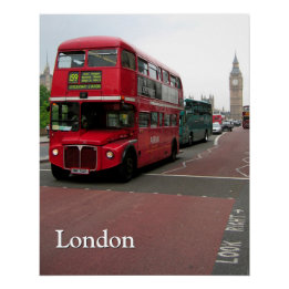 Doppeldecker Bus London Perfect Poster