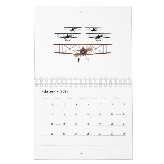 Doppeldecker Kalender (Feb 2026)