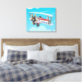 Doppeldecker Leinwanddruck (Insitu (Schlafzimmer))