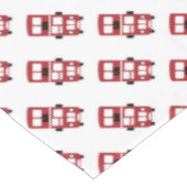 Doppeldecker mit roter Decke (Schrägansicht)