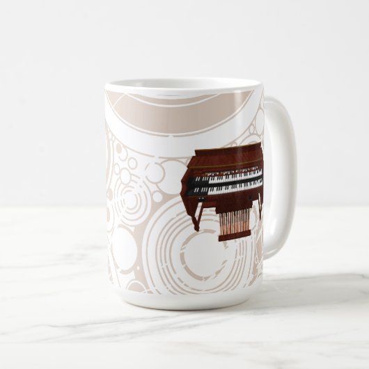Doppeldecker-Organ: 3D-Modell: Tasse (VorderseiteRechts)