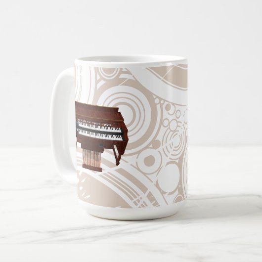 Doppeldecker-Organ: 3D-Modell: Tasse (Vorderseite Links)