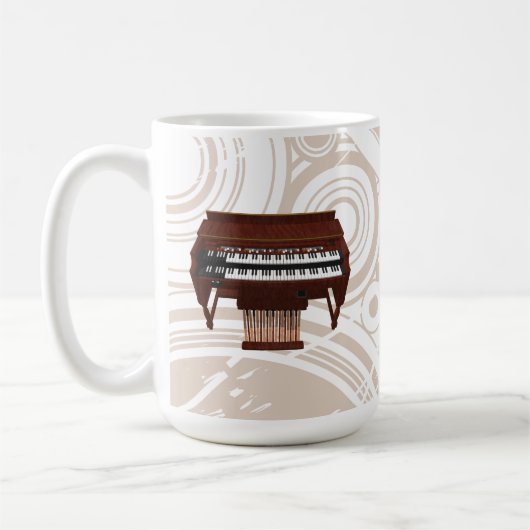 Doppeldecker-Organ: 3D-Modell: Tasse (Links)