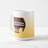 Doppeldecker-Organ: Modell 3D: Kaffee-Tasse Kaffeetasse (Vorderseite Links)