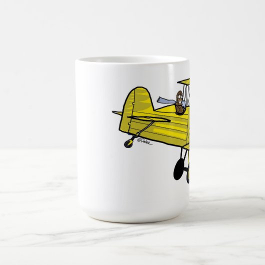 Doppeldecker-Tassengelb Kaffeetasse (Mittel)