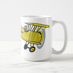 Doppeldecker-Tassengelb Kaffeetasse