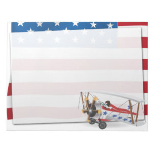 Doppeldecker USA Notizblock