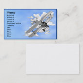 Doppeldecker-Visitenkarte-Schablone Visitenkarte (Vorne/Hinten)