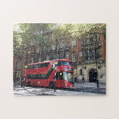 Doppeldeckerroter Bus | West End London Kensington Puzzle (Horizontal)