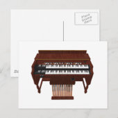 DoppelDeckorgan: 3D-Modell: Postkarte (Vorne/Hinten)