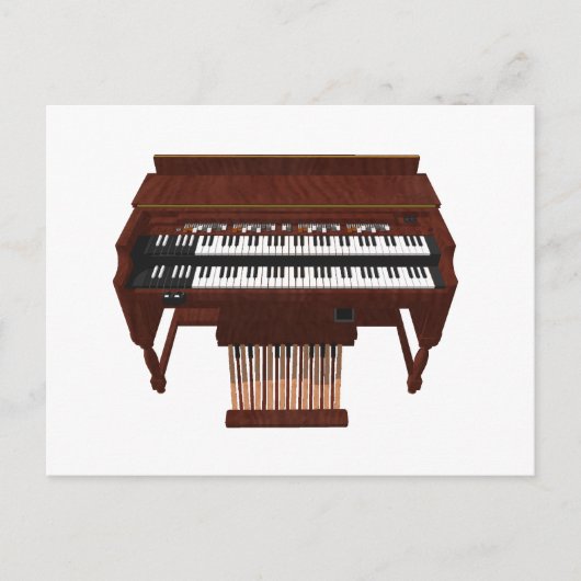 DoppelDeckorgan: 3D-Modell: Postkarte (Vorderseite)