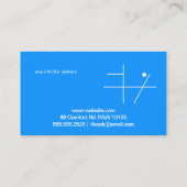 Doppeldelphine Visitenkarte (Rückseite)