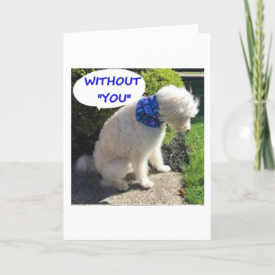 DOPPELDOPPEL: "OHNE DU BLAU!" FEIERTAGSKARTE