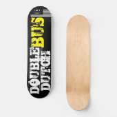 DOPPELDOPPELT-BUS-Skateboard Skateboard (Vorderseite)