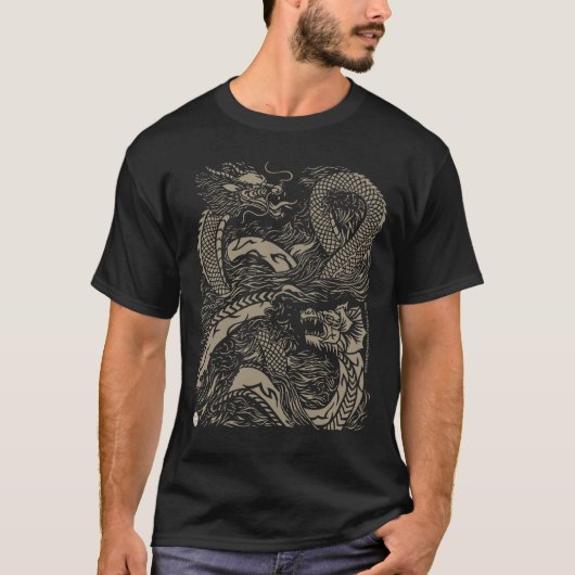 Doppeldrachen T-Shirt (Vorderseite)