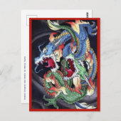 Doppeldragons Postkarte (Vorne/Hinten)