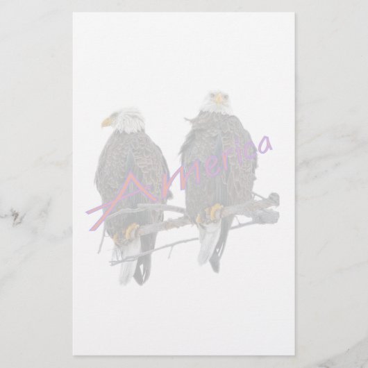 DoppelEagles Amerika Briefpapier (Vorderseite)
