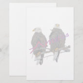 DoppelEagles Amerika Briefpapier (Vorne/Hinten)