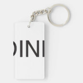 Doppeleinkommen ohne Kinder.ai Schlüsselanhänger (Rückseite)