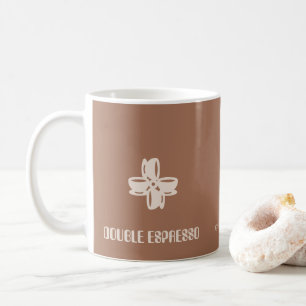 Doppelespresso Eine Mischung aus Eleganz und Wärme Kaffeetasse