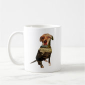 Doppelexpositionshund Kaffeetasse (Links)