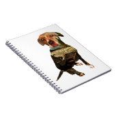 Doppelexpositionshund Notizblock (Rechte Seite)