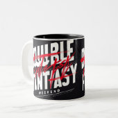 Doppelfantasy-Trend Zweifarbige Tasse (Vorderseite Links)