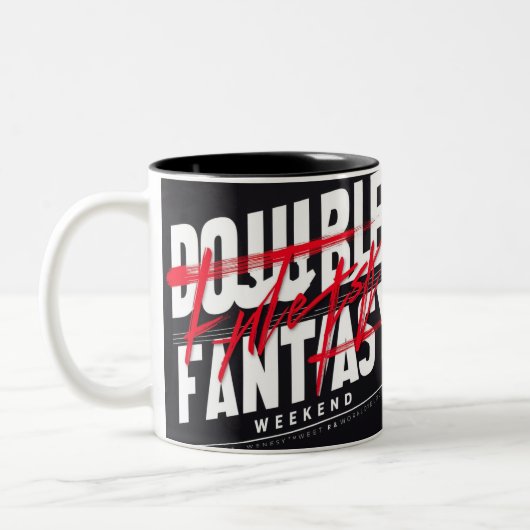 Doppelfantasy-Trend Zweifarbige Tasse (Links)