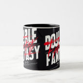 Doppelfantasy-Trend Zweifarbige Tasse (Mittel)
