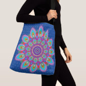 Doppelfarben kreuzen Körper Totasche psychedelisch Tragetaschen Mit Langen Trägern (Von Nahem)