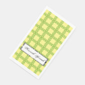 Doppelfederkreis von Kenneth Yoncich Serviette (Ecke)