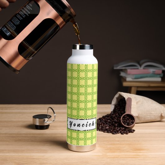 Doppelfederkreis von Kenneth Yoncich Trinkflasche (Kaffee)